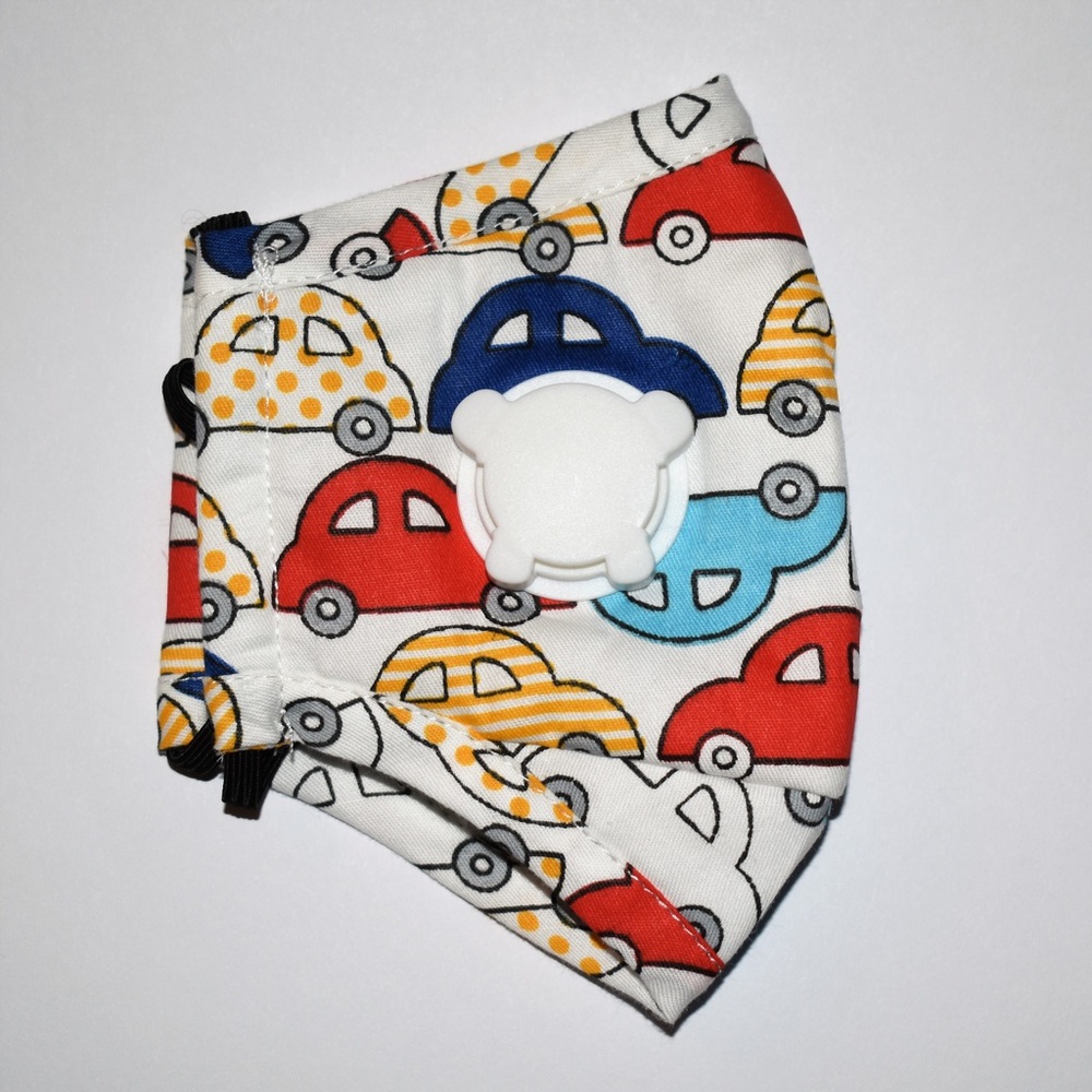 2 Kids printed face mask with 6 FIlters - Picture 5 of 8